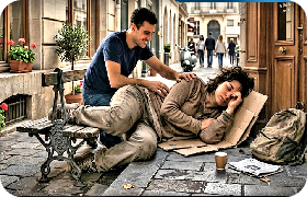 <<<<<<<<<<<<<despertando en la Gracia. ¿Oh, aún duermes?